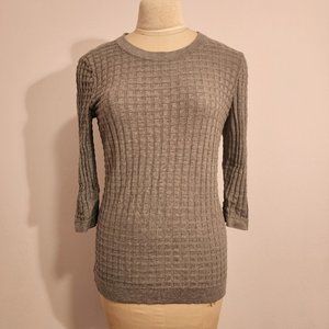 Lands' End waffle knit sweater